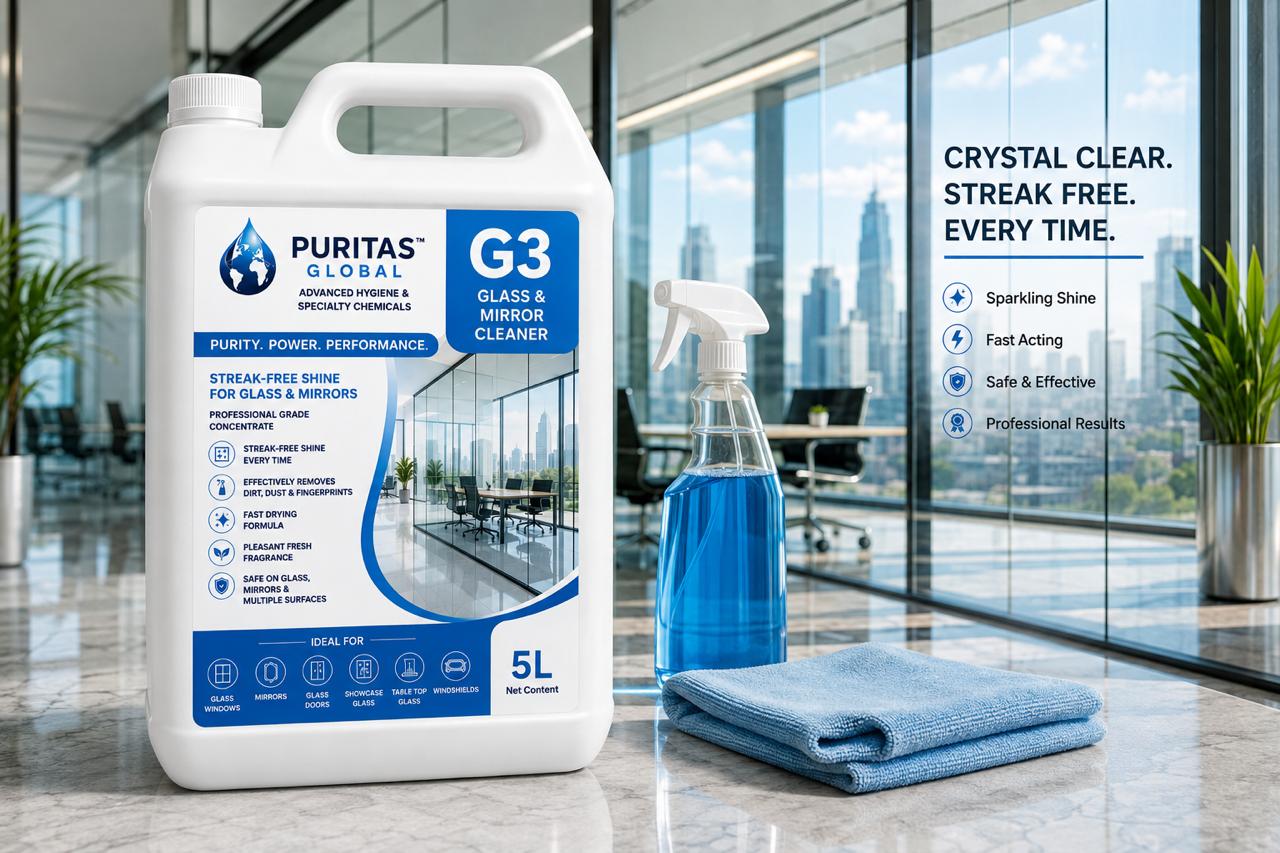 Puritas G3 Glass Cleaner Bottle Profile