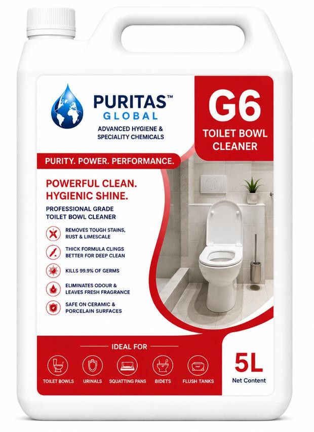 G6 Heavy-Duty Toilet Bowl Cleaner & Sanitizer