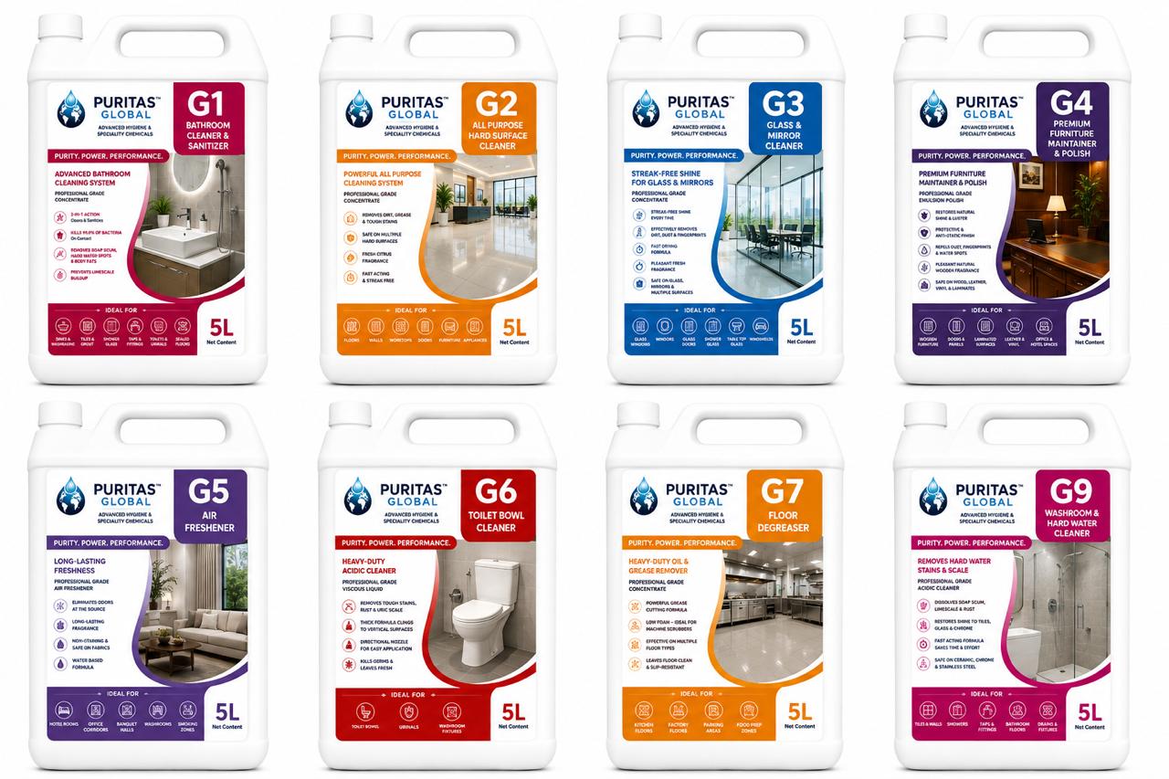 Complete Puritas G-Series Concentrate Lineup